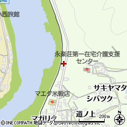 徳島県三好市池田町中西フナト周辺の地図