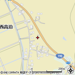 山口県山陽小野田市西高泊2928周辺の地図