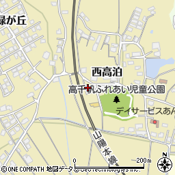 山口県山陽小野田市西高泊129-17周辺の地図