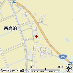 山口県山陽小野田市西高泊2938周辺の地図