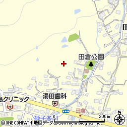 山口県下関市田倉周辺の地図