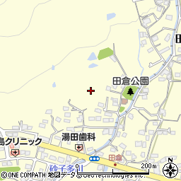 山口県下関市田倉周辺の地図