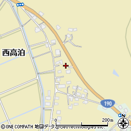 山口県山陽小野田市西高泊2936周辺の地図