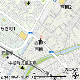 山口県下松市西豊井（西柳）周辺の地図