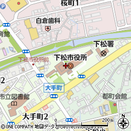 下松市役所　監査委員事務局周辺の地図
