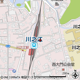 愛媛県四国中央市川之江町2468周辺の地図