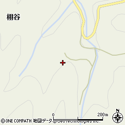 徳島県吉野川市美郷栩谷38周辺の地図