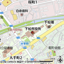 下松市役所周辺の地図