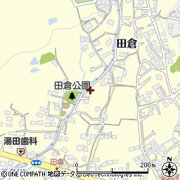 山口県下関市田倉423-1周辺の地図