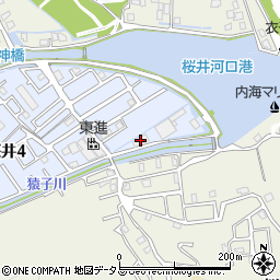 神尾工業倉庫周辺の地図