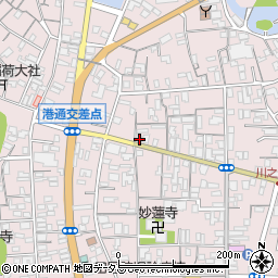 愛媛県四国中央市川之江町1594-1周辺の地図
