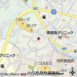 徳島県小松島市中田町出口周辺の地図