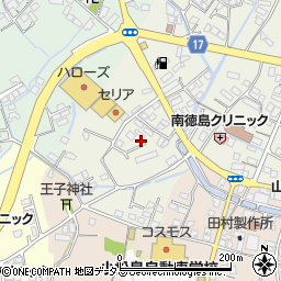 徳島県小松島市中田町（出口）周辺の地図