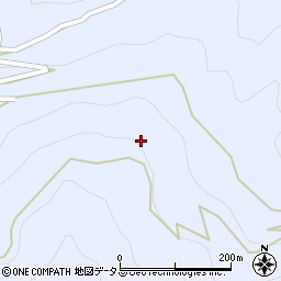 徳島県美馬市穴吹町口山支納322周辺の地図