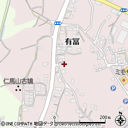 山口県下関市有冨266周辺の地図