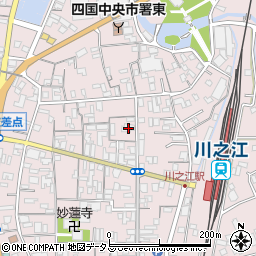愛媛県四国中央市川之江町1603-1周辺の地図