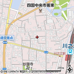 愛媛県四国中央市川之江町1605周辺の地図