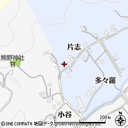 徳島県徳島市勝占町片志50周辺の地図