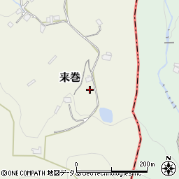 山口県下松市来巻835周辺の地図