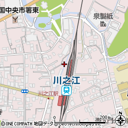 愛媛県四国中央市川之江町2481周辺の地図