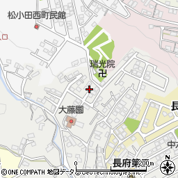 山口県下関市長府豊城町周辺の地図
