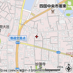 愛媛県四国中央市川之江町1590周辺の地図