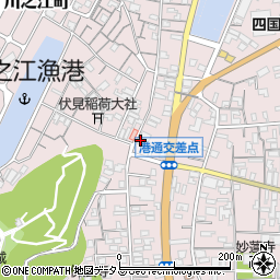 愛媛県四国中央市川之江町1263周辺の地図