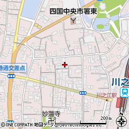 愛媛県四国中央市川之江町1607周辺の地図