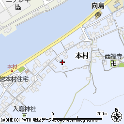 山口県防府市向島本村956周辺の地図