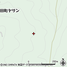 徳島県三好市池田町ヤサン周辺の地図