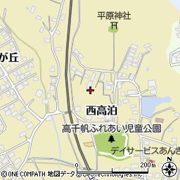 山口県山陽小野田市西高泊574周辺の地図