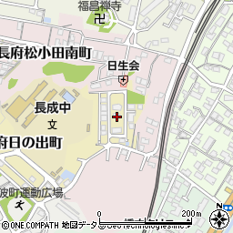 山口県下関市長府日の出町2周辺の地図