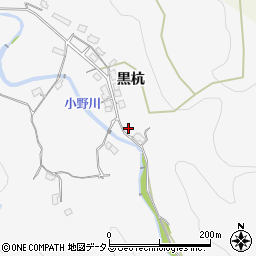 山口県下松市河内黒杭1247周辺の地図