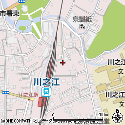 愛媛県四国中央市川之江町2661-6周辺の地図