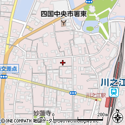 愛媛県四国中央市川之江町1614周辺の地図
