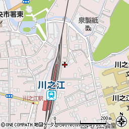 愛媛県四国中央市川之江町2492周辺の地図
