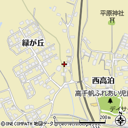 山口県山陽小野田市西高泊269周辺の地図