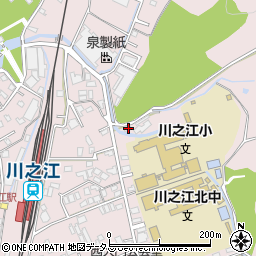 愛媛県四国中央市川之江町2665-1周辺の地図