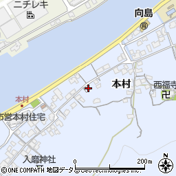 山口県防府市向島本村967周辺の地図