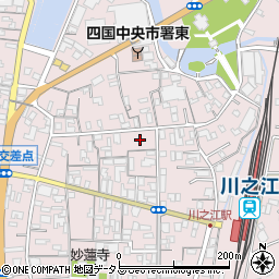 愛媛県四国中央市川之江町1615周辺の地図