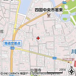 愛媛県四国中央市川之江町1608周辺の地図