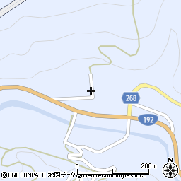徳島県三好市池田町馬路久保周辺の地図
