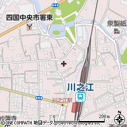 井川紙販周辺の地図