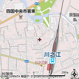 愛媛県四国中央市川之江町2509-1周辺の地図