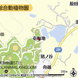 徳島県徳島市方上町壱町地周辺の地図
