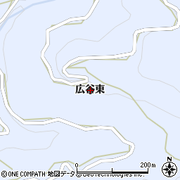 徳島県美馬郡つるぎ町貞光広谷東周辺の地図