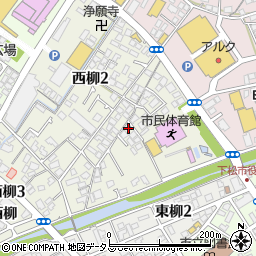 〒744-0018 山口県下松市西柳の地図