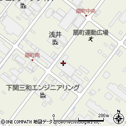 ヤマエ久野株式会社　酒類山口支店周辺の地図