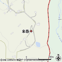 山口県下松市来巻837周辺の地図