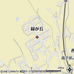 山口県山陽小野田市緑が丘周辺の地図
